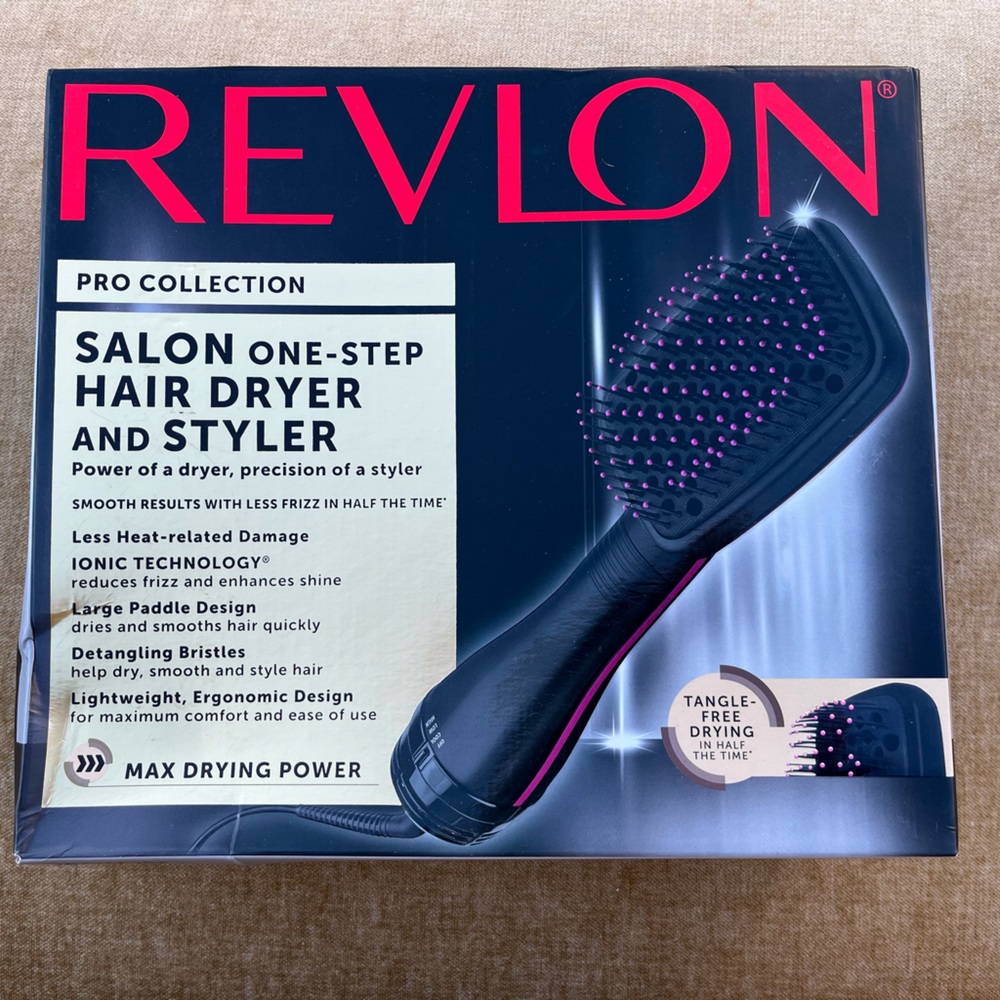 Revlon Pro Collection One-Step Hair Dryer And Styler NIB